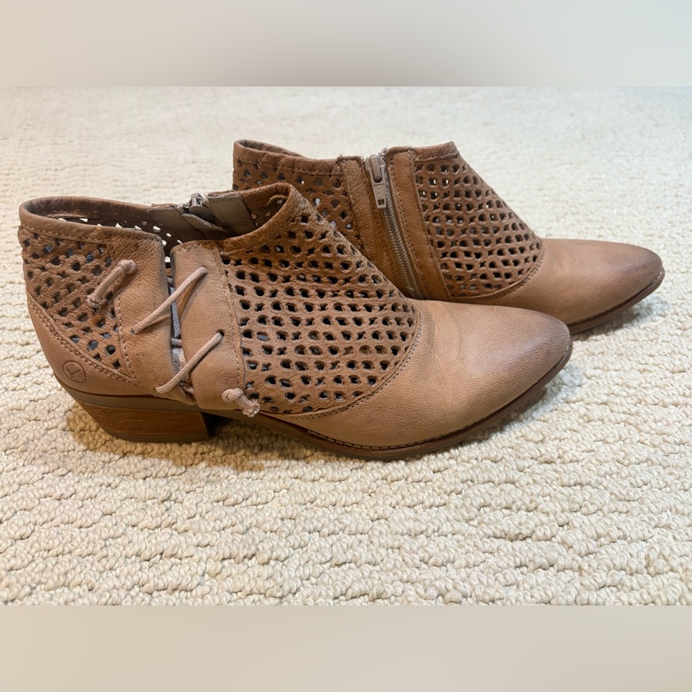 Unity in Diversity Tan Ankle Boot